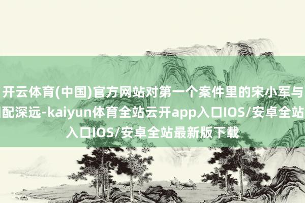 开云体育(中国)官方网站对第一个案件里的宋小军与白玲印象相配深远-kaiyun体育全站云开app入口IOS/安卓全站最新版下载